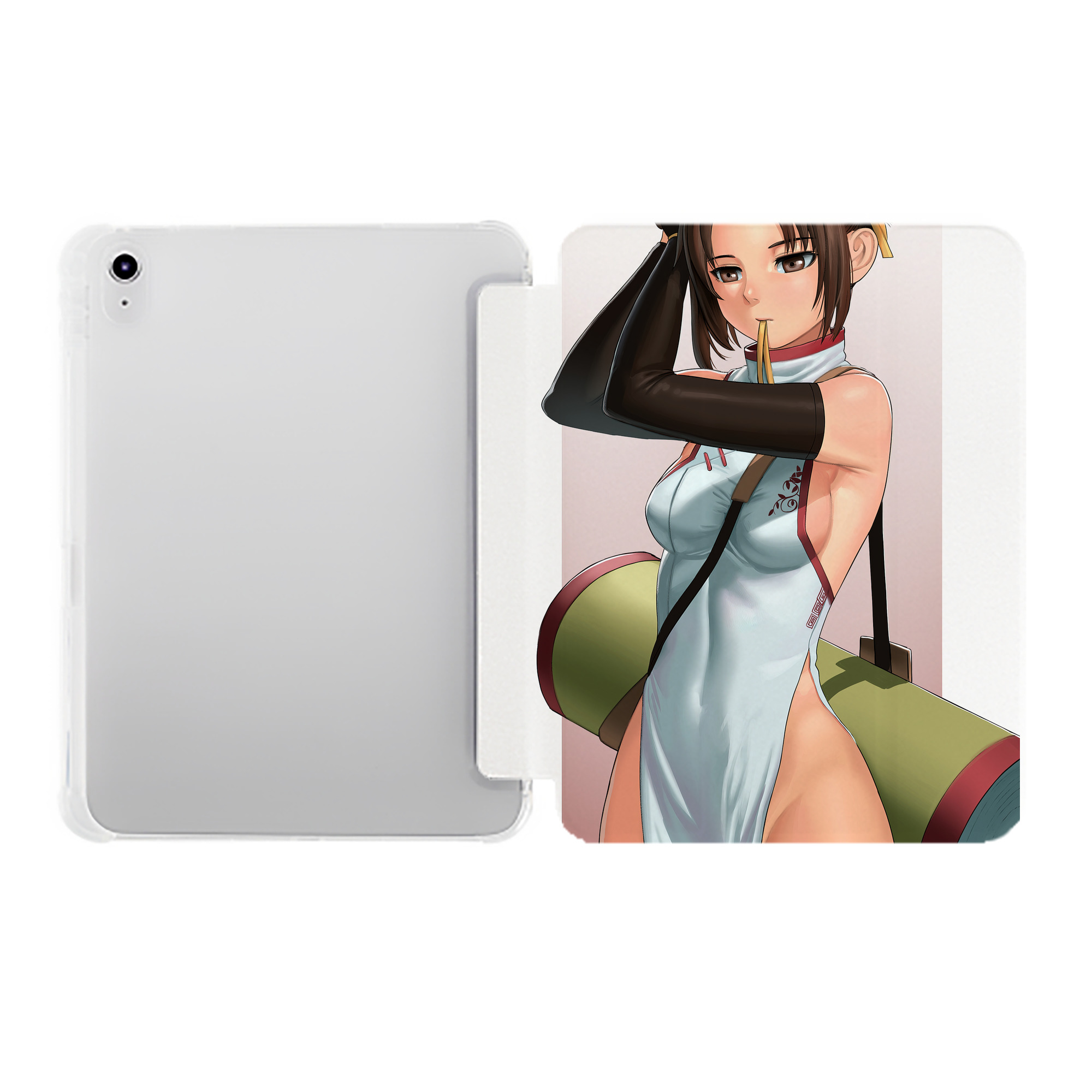 （画像用） NARUTO -ナルト- NARUTO -ナルト- 疾風伝 IPad ケース ペン収納付き 三つ折りスタンド PUレザー×シリコン 対応機種9.5/10.5/10.9インチ
